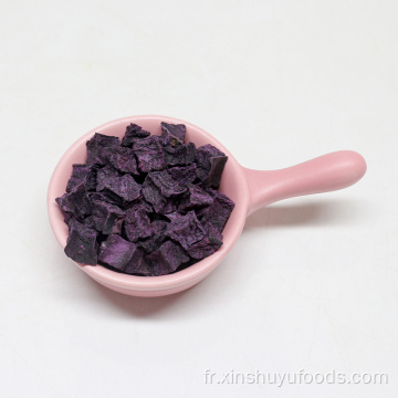 Granules de patates douces violets en vrac en gros